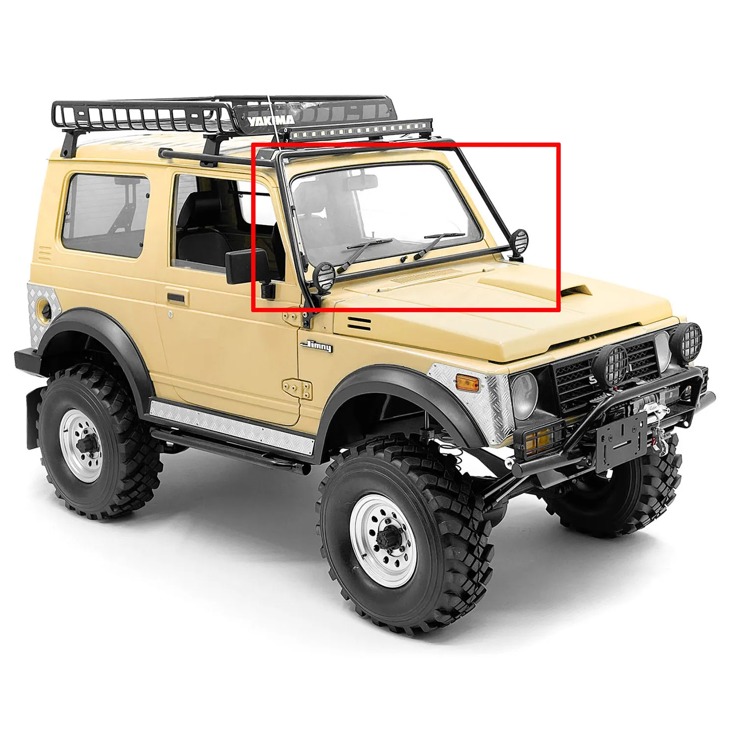 

Toucan Spare CCHand RC4WD Window Roll Cage for Capo Samurai 1/6 RC Rock Crawler Car Sixer1 SUZUKIA Car Part Model TH20902-SMT8