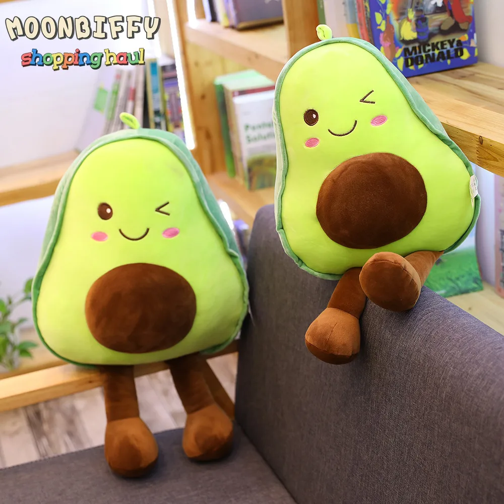 

30/45/60CM Stuffed Plush Plants Cute Avocado Filled Doll Fruit Cushion Pillow Soft Toy Child Baby Girl Peluche Kawaii Plush Toys