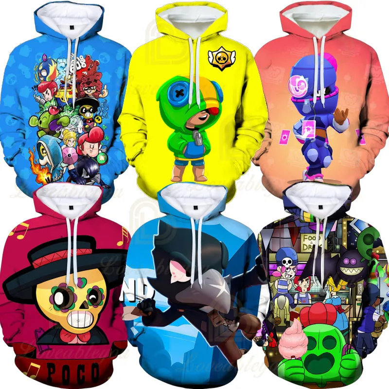 

3D Print Sweatshirt JANET BONNIE Sandy Kids Hoodie Crow Raven Game Fashion Boys Girls Cartoon Fashion Tops Teen Clothes
