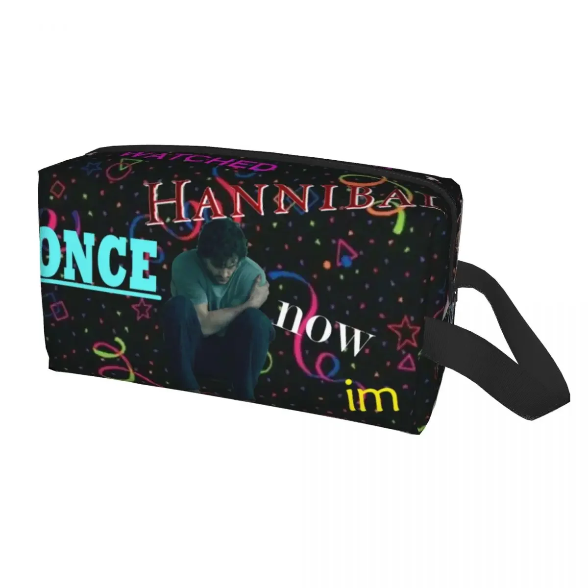 Женская сумка для макияжа Hannibal дорожный косметический Органайзер модные сумки