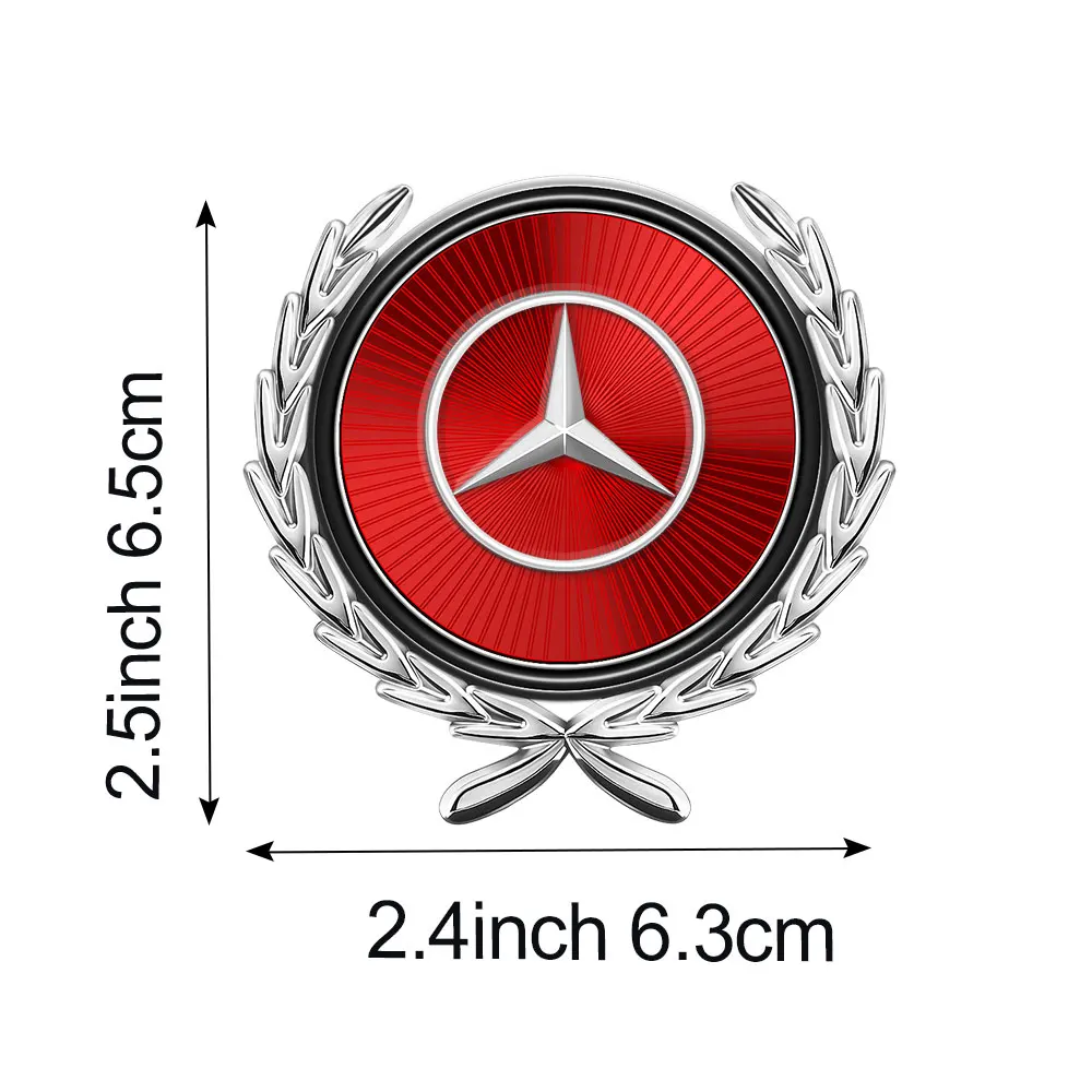 Новый автомобильный значок декоративная наклейка на боковое крыло для Mercedes Benz AMG