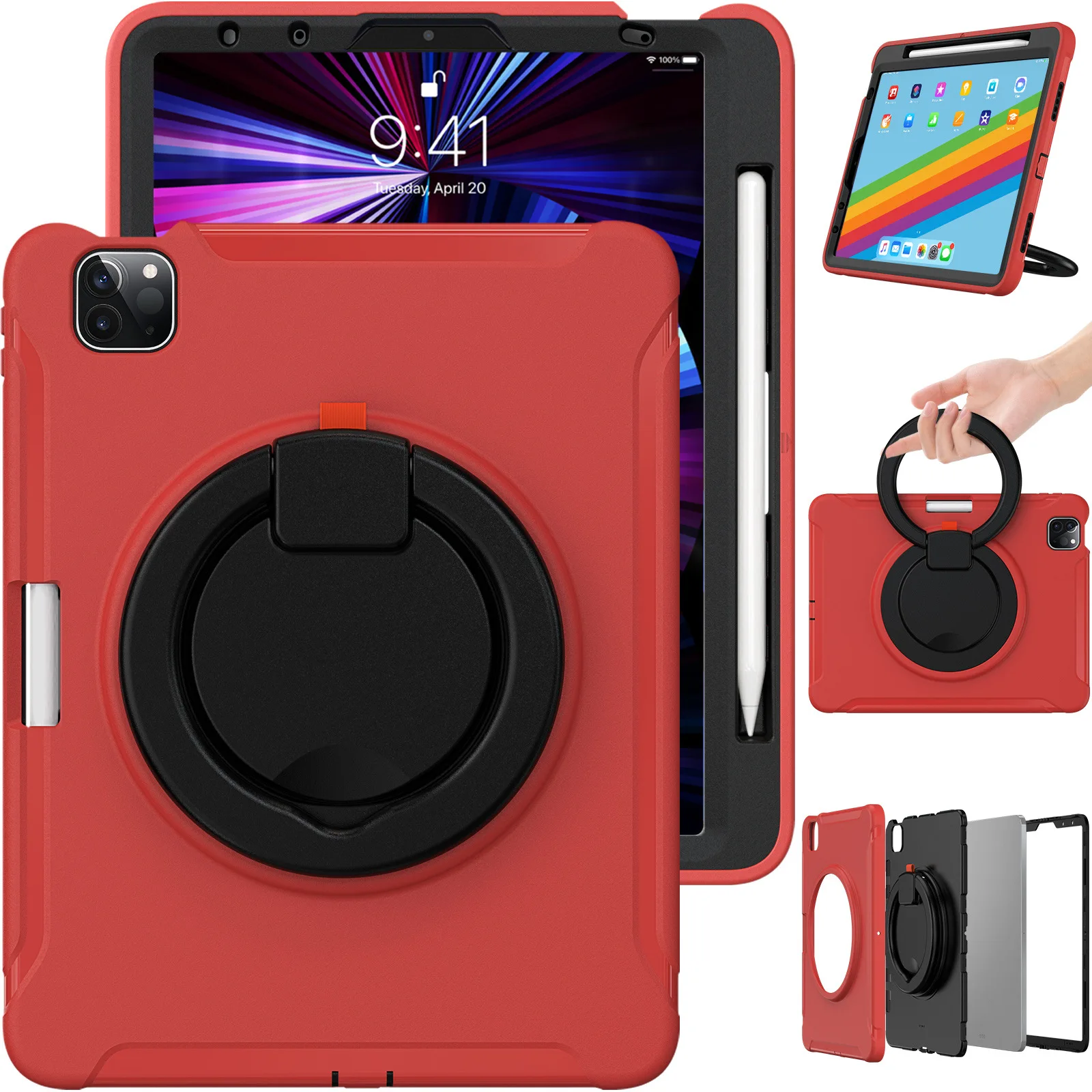 

Kitchen wall mounted tablet computer protective cover is suitable for air4 pro11 soft shell fall prevention