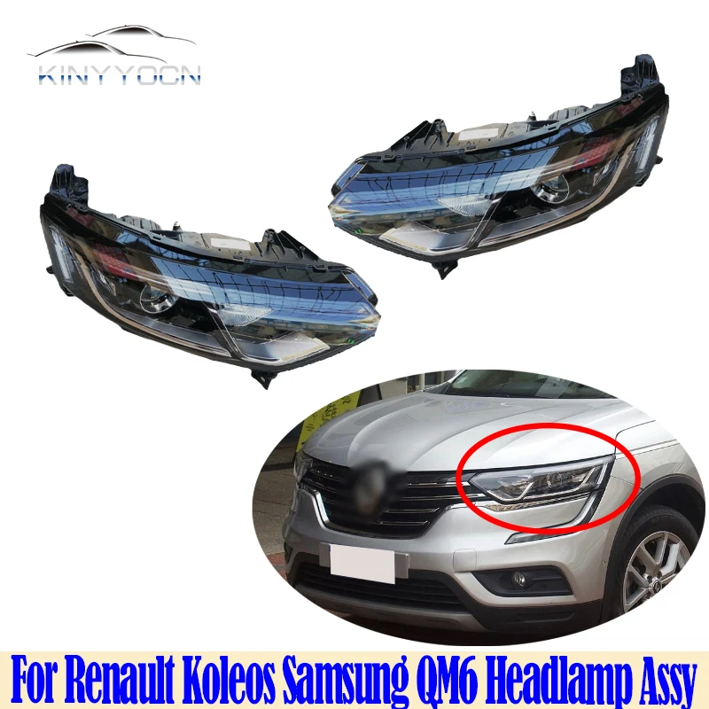 Передняя фара в сборе для Renault Koleos Samsung QM6