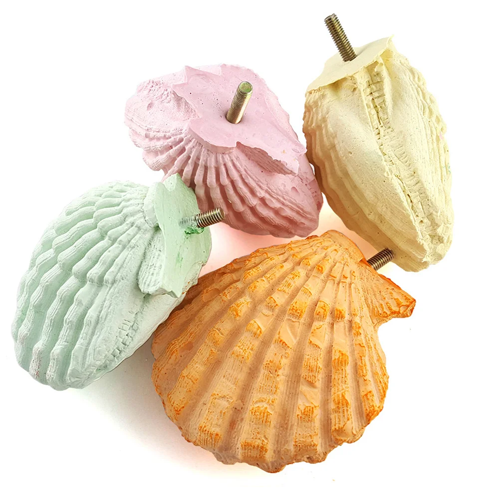 

2 Pcs Pet Molars Stone Teeth Griding Toys Mineral Animal Parrot Shell Small Bird