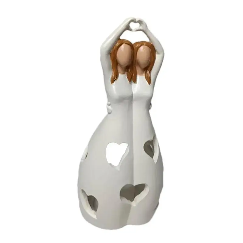

Friend Birthday Gifts For Women Flickering LED Candle Holder Statue Friendship Gifts For Women Friends Female