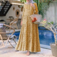 wepbel muslim dress women arab abaya casual long sleeve big swing islam robe caftan abaya ramadan dubai abaya islamic clohting