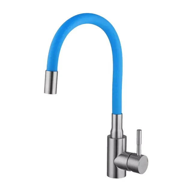 

colorful hose kitchen faucet black chrome kitchen hot cold water mixer tap sink faucet for kitchen stainless steel