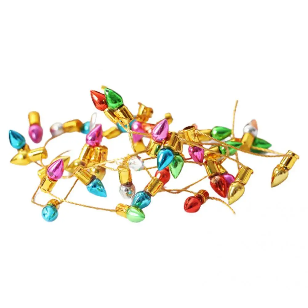 

Mini Fake Lights Functional 1/12 Ratio Nice-looking for Festival Dollhouse Fake Lights Dollhouse String Lights