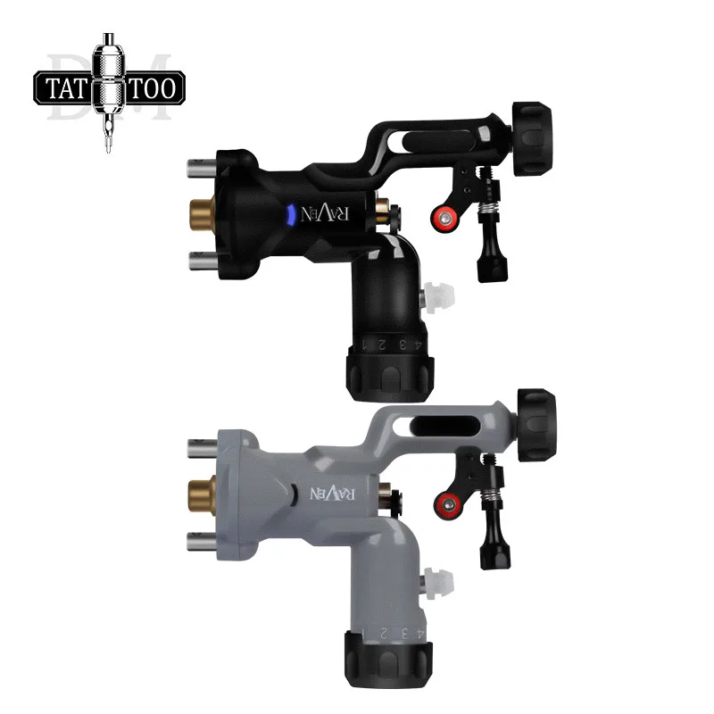 Raven Rotary Tattoo Machine One Touch Hit Adjuster Direct Drive Powerful Tattoo Machine Tattoo Body Art