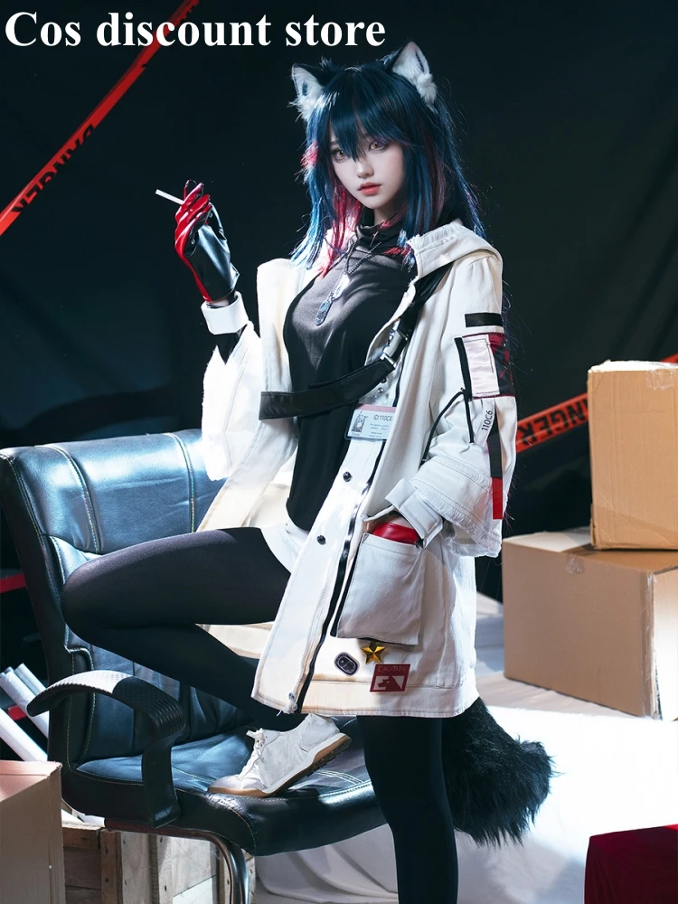 Техасский косплей Arknights игровой костюм аниме женская мода повседневный наряд