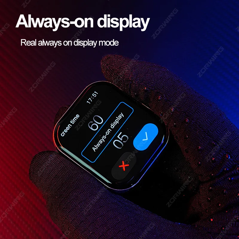 Фото 42 мм Hello Plum H15 Mini AMOLED Смарт-часы Женские спортивные часы серии 10 Всегда на дисплеи 1 ГБ ПЗУ Фотоальбом Компас Смарт-часы №4
