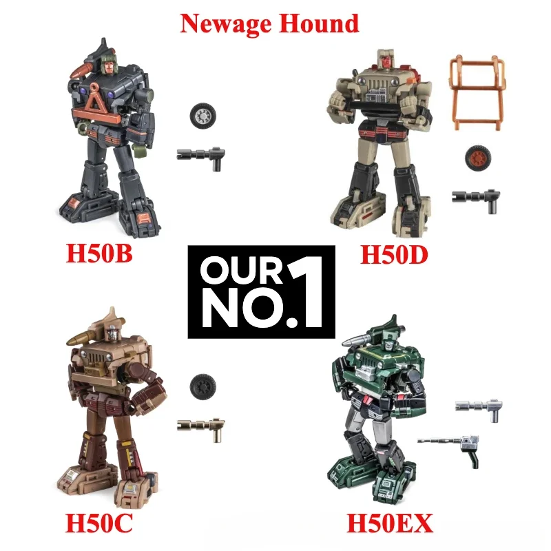 В наличии экшн-Фигурка-трансформер NewAge NA H50 H50EX Скотт Hound H50B Brainscan H50C Red Scorpion H50D Carnosaur