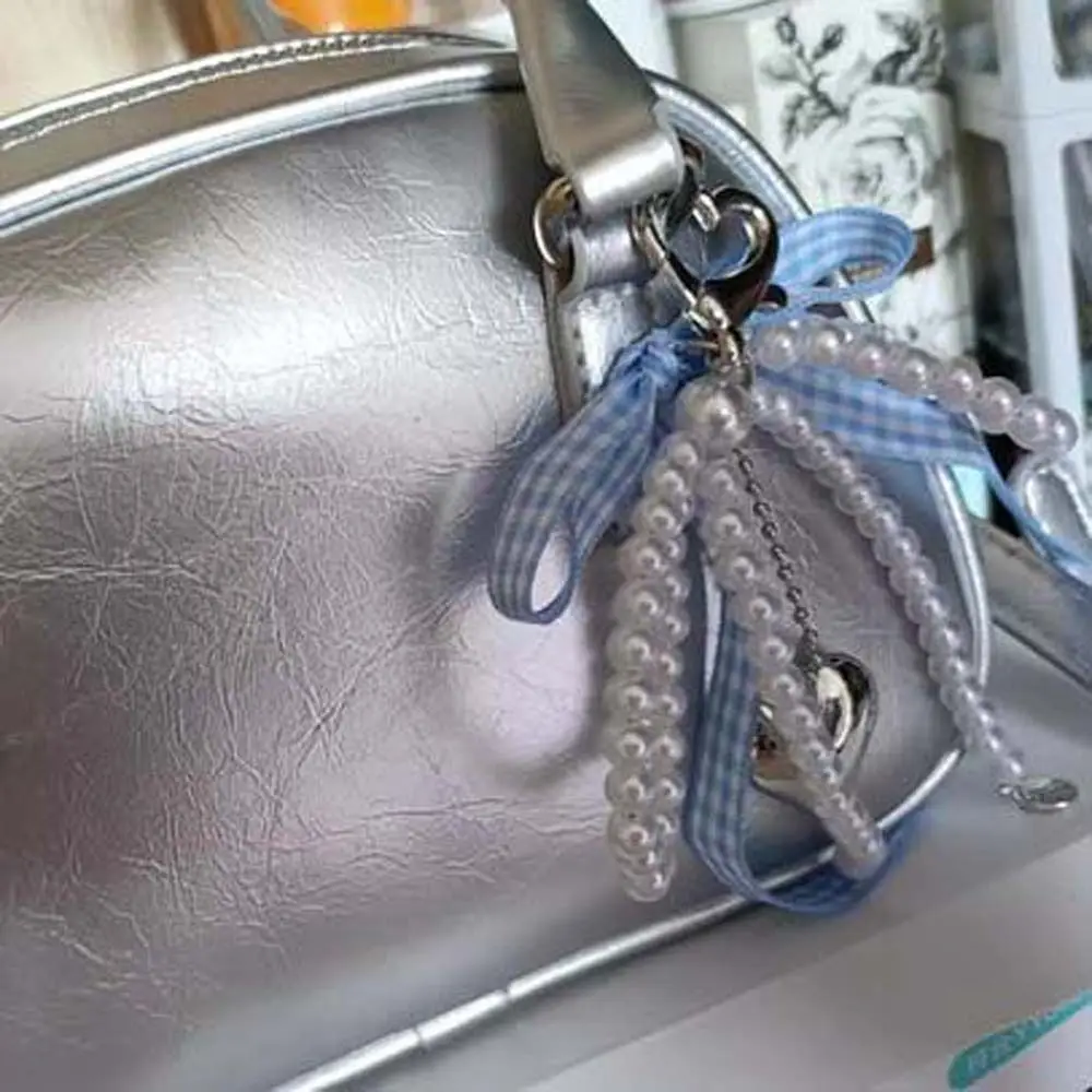 Креативная жемчужная клетчатая лента в виде банта стандартная мягкая шариковая