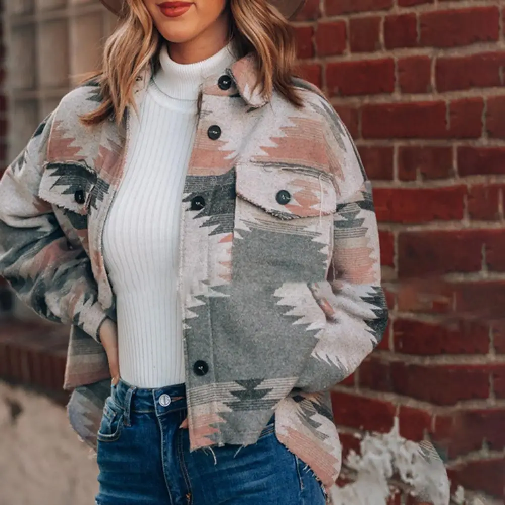 

Great Jacket Thick Women Coat Pockets Cardigan Long Sleeve Women Coat Soft