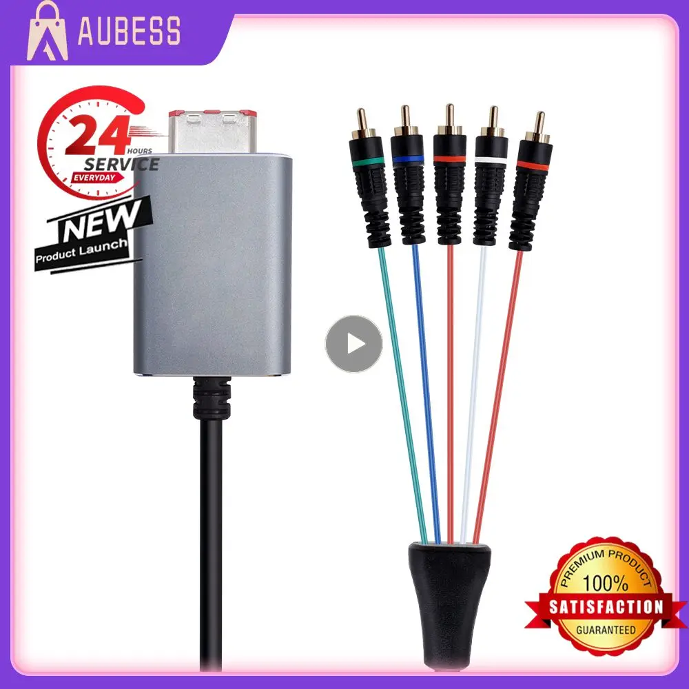 

Component Video 5rca Ypbpr Cable Consoles With Digital Video Ports Av Output High Quality Picture Data Cable Supports 480i Abs