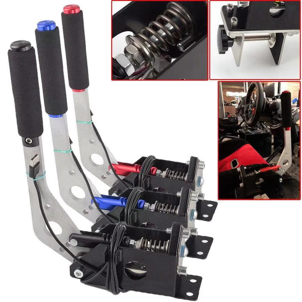 

1 SIM USB hand brake caliper, suitable for G25 / 27 / 29 t500 fanatecosw dirty real SIM pull auto parts hand brake