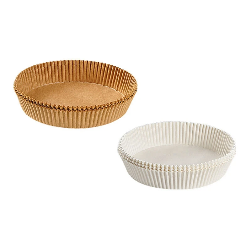 

100Pcs Oil-Proof And Oil-Absorbing Air Fryer Disposable Baking Paper Liner For Barbecue Plate Round Oven