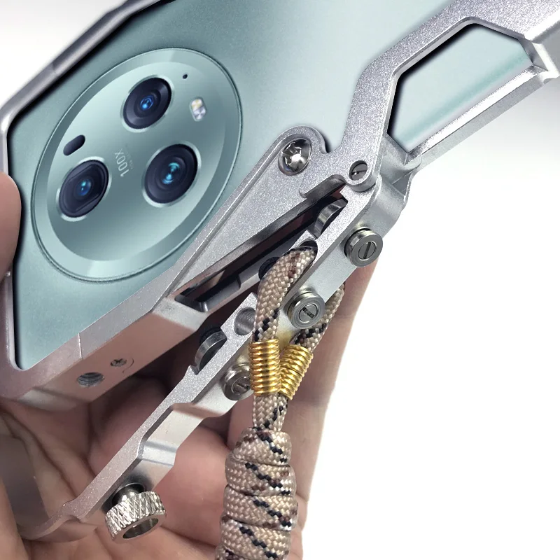 Роскошные армированные металлические алюминиевые чехлы для телефонов бампер Honor