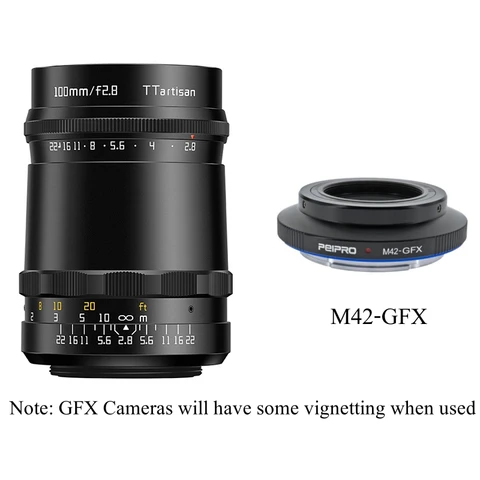 TTArtisan 100 мм f2.8 полная Рамка фотоэлемент для M42 крепление может быть перенесено на SonyE CanonR NikonZ FujiX GFX Leica LM L