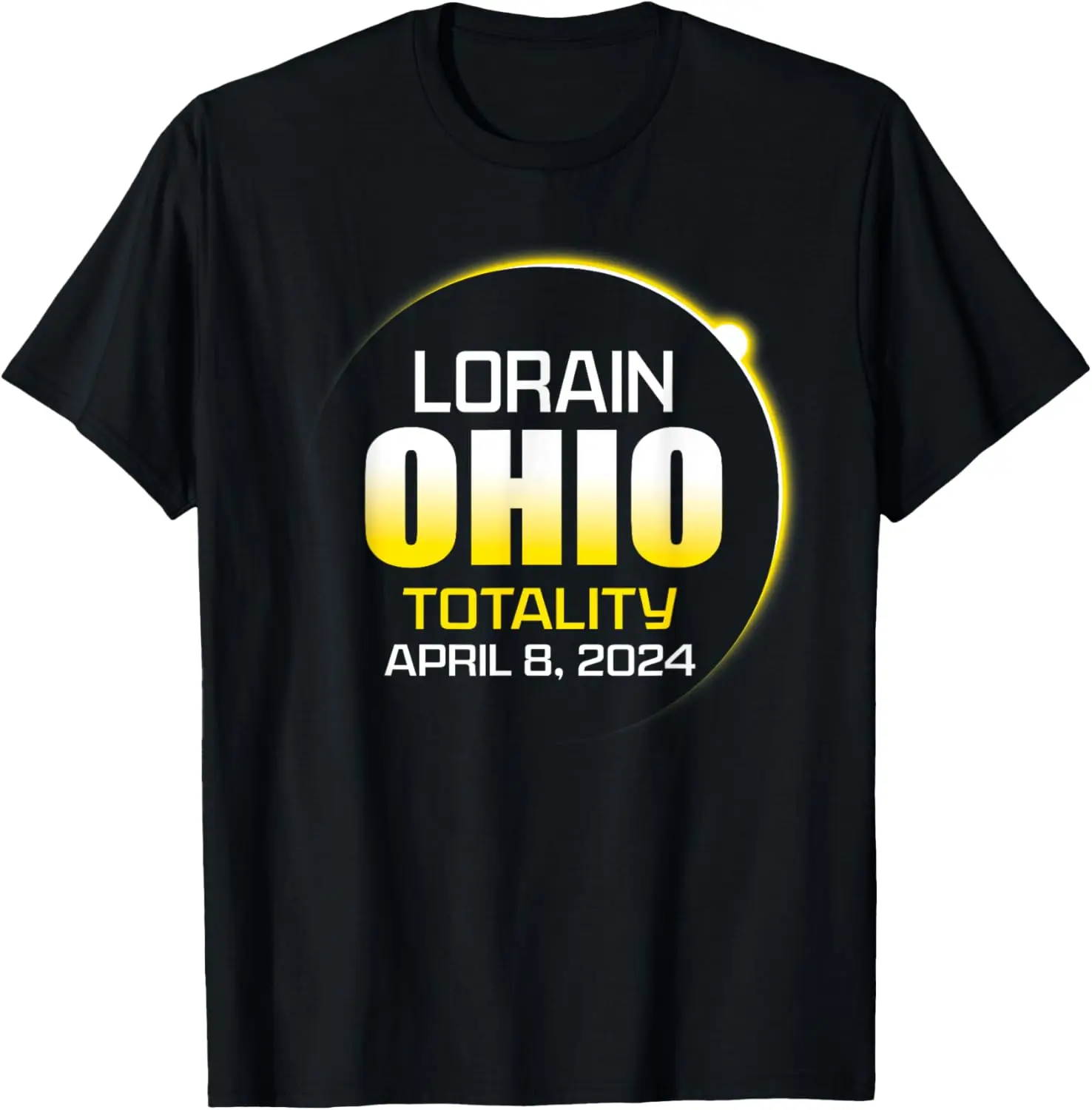 Апрельте 2024 Total Solar Totality Eclipse — футболка Lorain Ohio