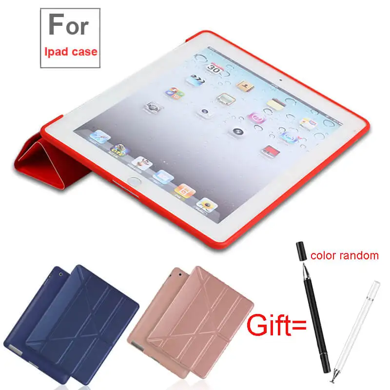 

protective shell/skin for ipad case leather tablet 9 4 mini apple 8 air pro stand 2021 7th 2 5 generation 3 2022 11 inch solid