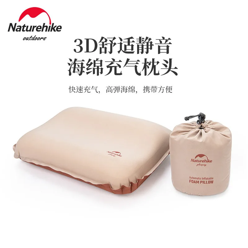 

Naturehike Camping Pillow Ultralight Inflatable Pillow Outdoor Portable Hiking Backpacking Soft Travel Car Beach Office Pillow