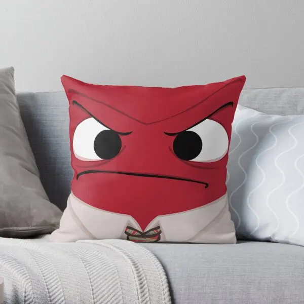 

Наволочка с принтом гнева, полиэстер/хлопок