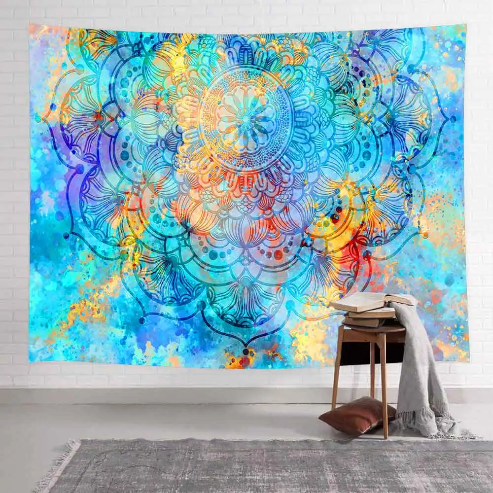 

3d Print Fashion Aesthetic Room Decor Psychedelic Space Colorful Art Hippie Wall Hanging Tapestries for Living Room Home Decor