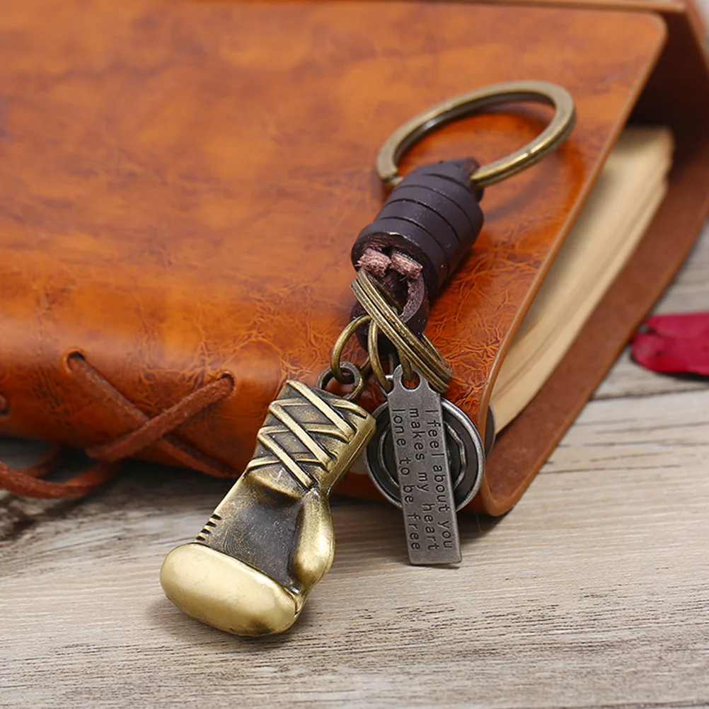 

Креативный брелок для ключей для мужчин и женщин, маленькие подарки, подвеска из сплава бронзы в виде боксерских перчаток