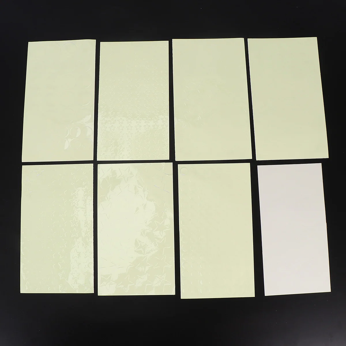 

8 Pcs Star Stickers Star Floor Stickers Applique Peel Stick Wallpaper Nursery Ceiling Decals Glass Window Sticker