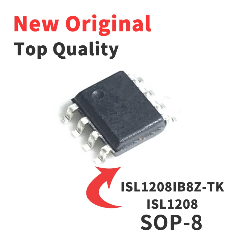 

5PCS ISL1208IB8Z-TK 1208ZI ISL1208 SMD SOP8 Clock Chip IC Original Brand New