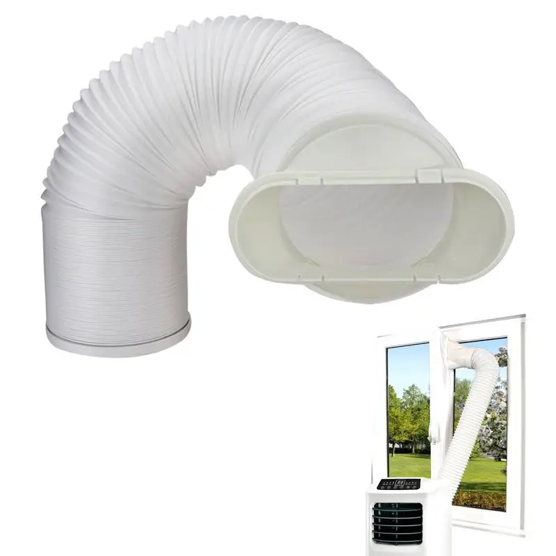 

Выхлопная труба кондиционера, гибкий портативный шланг 5,9 дюйма, диаметр 60 дюймов, совместим с большинством воздуховодов