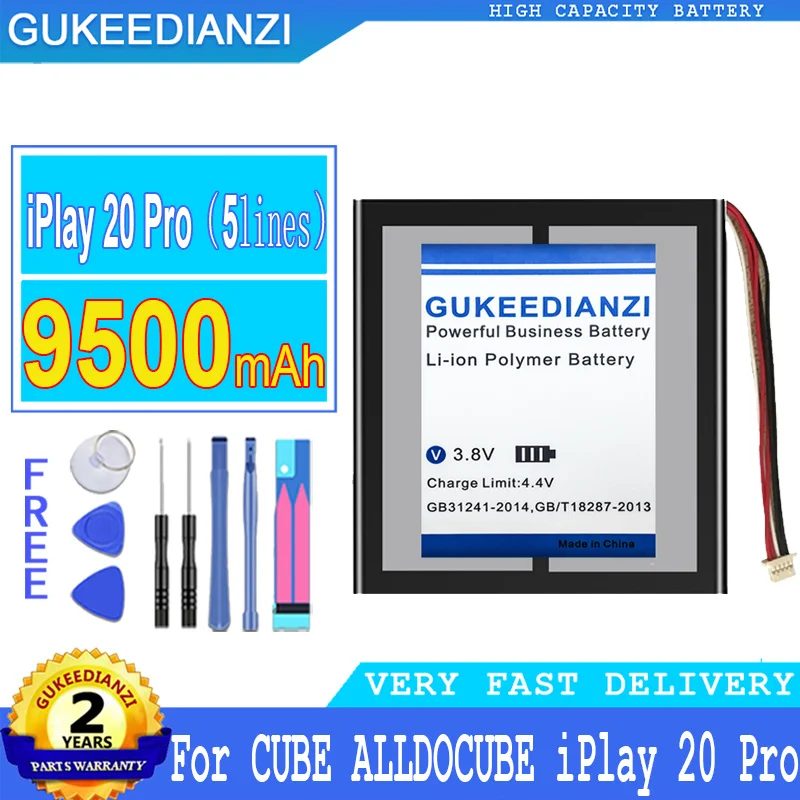 

Bateria iPlay20 Pro 9500mAh High Capacity Battery For CUBE ALLDOCUBE iPlay 20 Pro iPlay 20Pro/iPlay 20 iPlay20 Tablet Battery