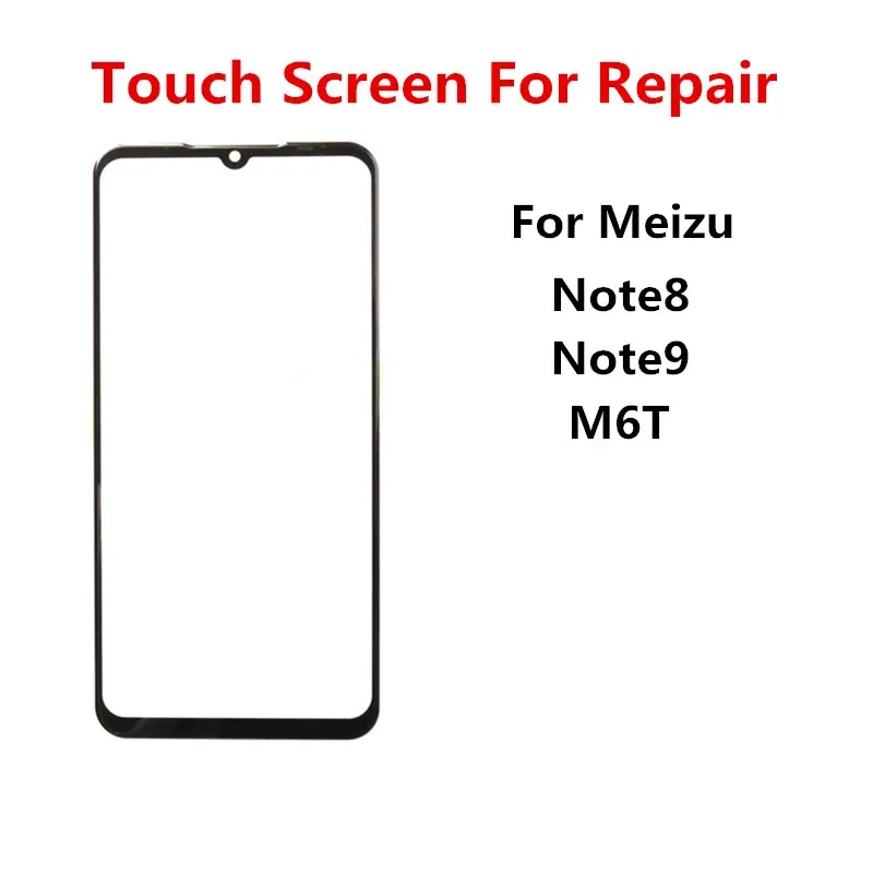 Внешний экран Note9 для Meizu Note 9 8 M6T 6T Передняя Сенсорная панель ЖК-дисплей внешняя