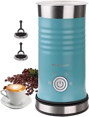 

Huogary Automatic Milk Steamer, Milk Frother and Steamer with Hot and Cold Froth Function, Hot Chocolate Maker and Electric Milk
