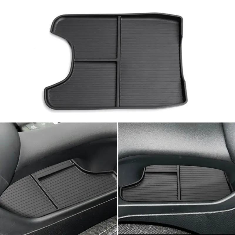 

1 шт., черные автомобильные аксессуары, нижний чехол для хранения центральной консоли для Honda HRV ZRV 2023-2024