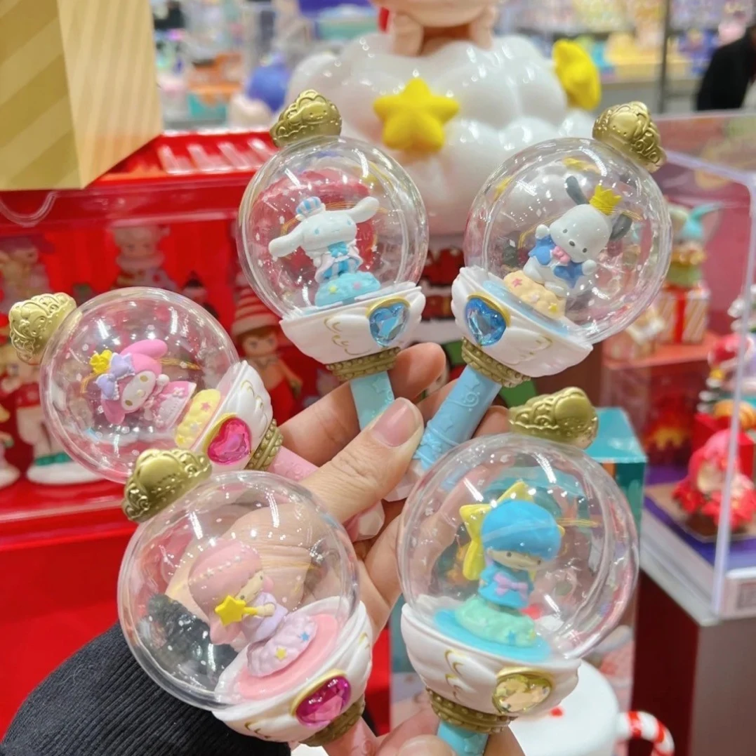 

My Melody Kuromi Onpompurin Pochacco Kittys Fairy Stick Fantasy Magic Egg Series Blind Box Figure Model Toy Girl Birthday Gift