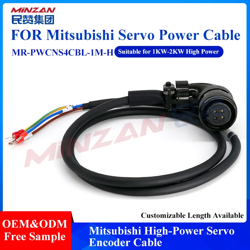 Кабель для серводвигателя Mitsubishi J3 J4 JE MiNZAN