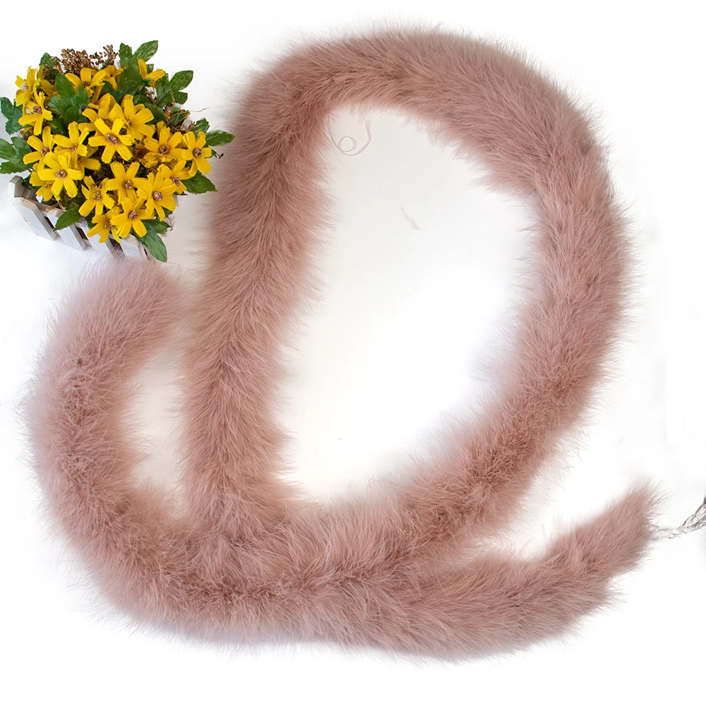 

Wholesale 50 Grams Fluffy Marabou Turkey Feathers Boa for Clothing Sewing Shawl Fringe Wedding Party Decoration Crafts Plume