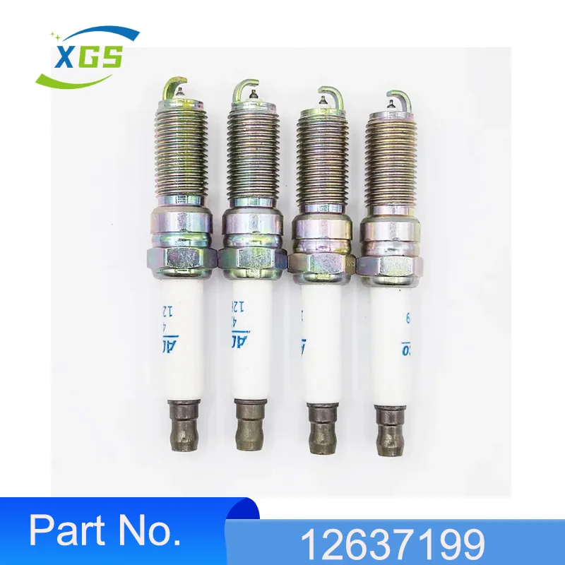 

4pcs 41-123 12637199 New Iridium Spark Plug For Opel Cadillac CT6 Astra Vauxhall Cascada Corsa Insignia Mokka 41123