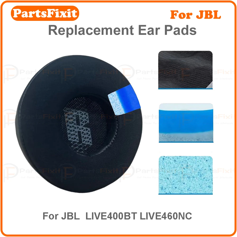 Фото Сменные амбушюры для наушников JBL LIVE 400BT LIVE 460NC: губчатые накладки с охлаждающим гелем, аксессуары №2