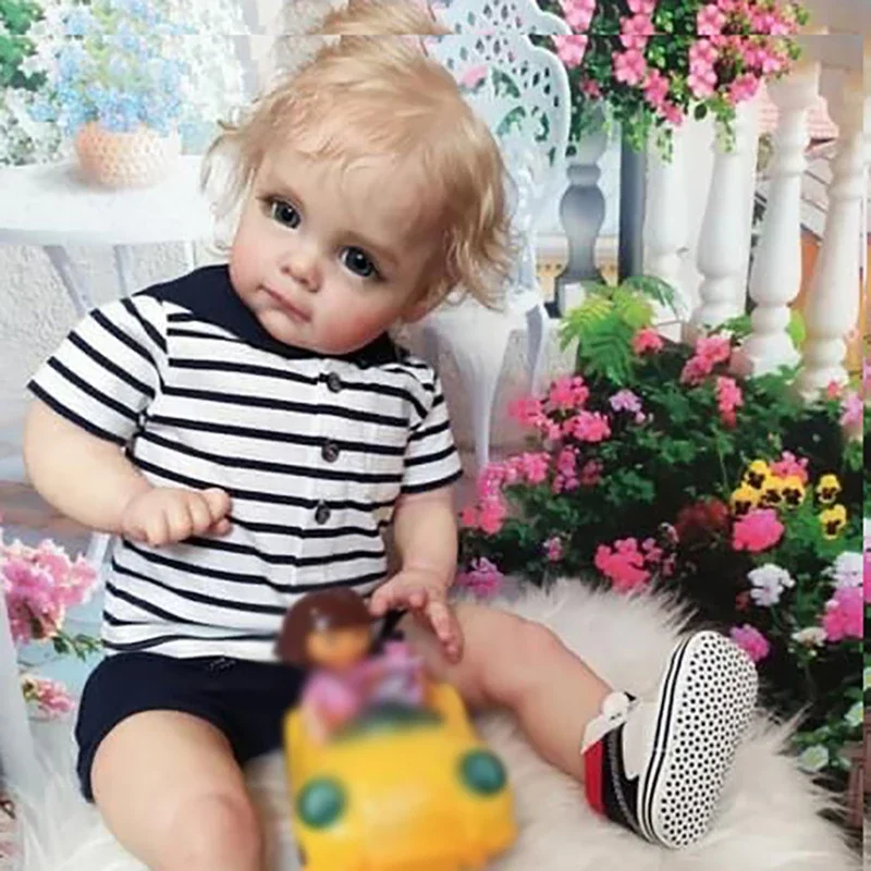 NPK 60 см ручная работа высокое качество Новорожденный малыш Мэгги мальчик