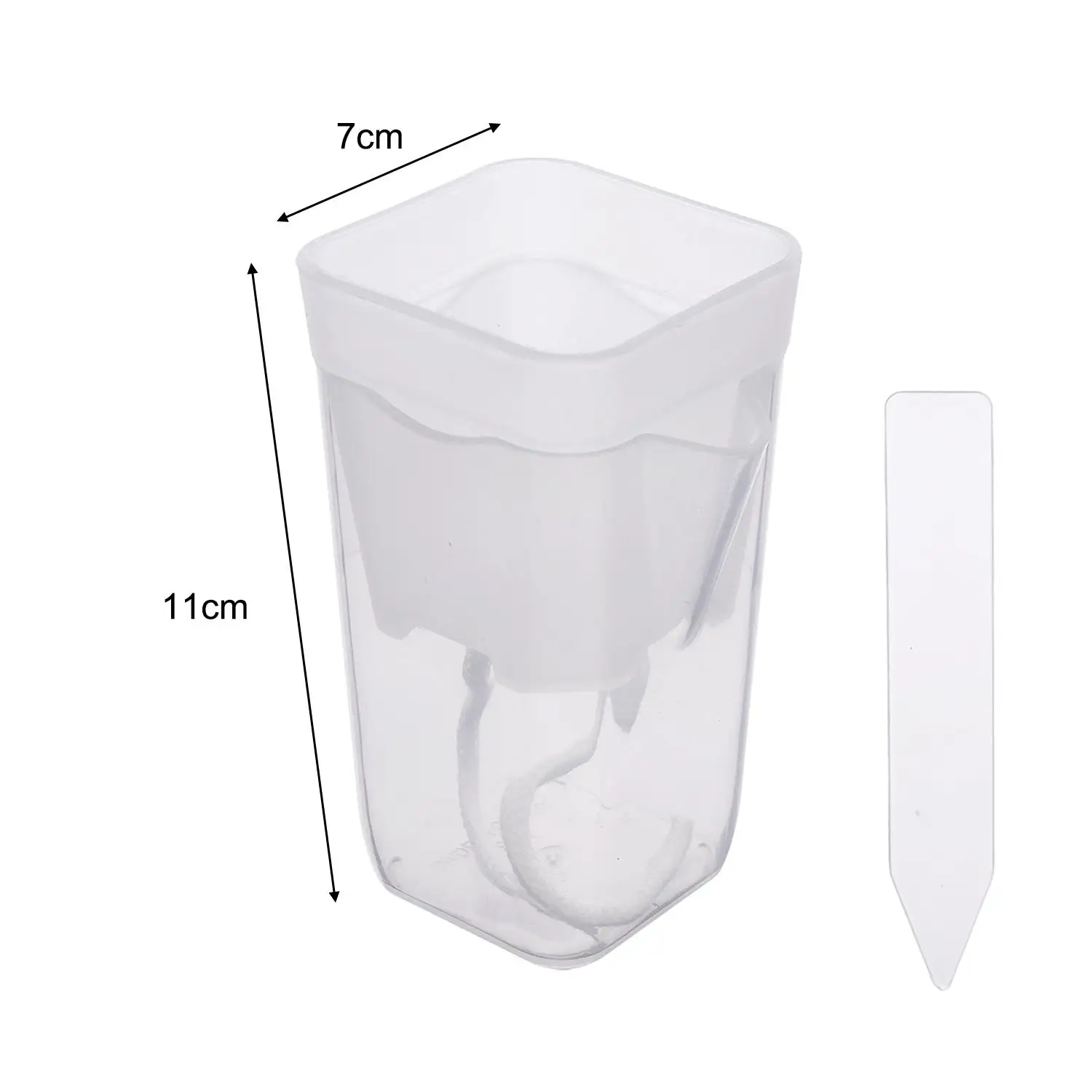 

Прозрачные пластиковые горшки для цветов