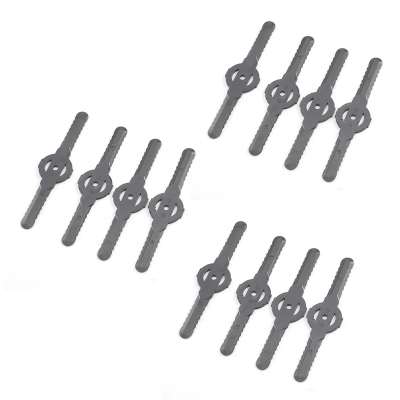 

60Pcs Plastic Grass Trimmer Blades Lawn Mower Blade Cordless Trimmer Garden Tool Lawn Mower Trimmer Accessories