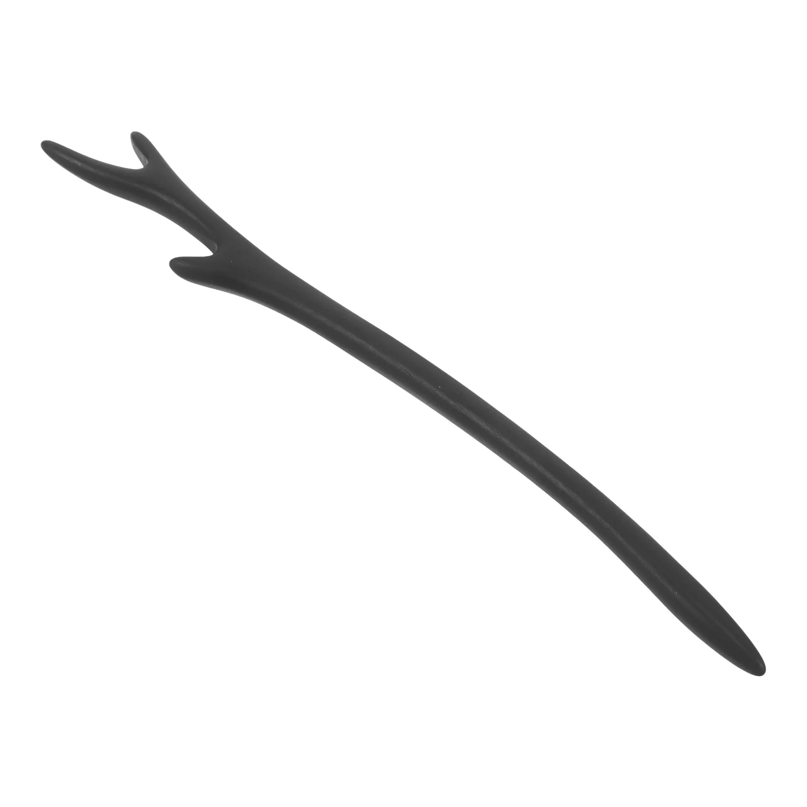 Vintage Japanese Wooden Antler Hair Stick Pin Elegant Retro Chopstick Women hair Accessory for Bun Updo Traditional Hairsty