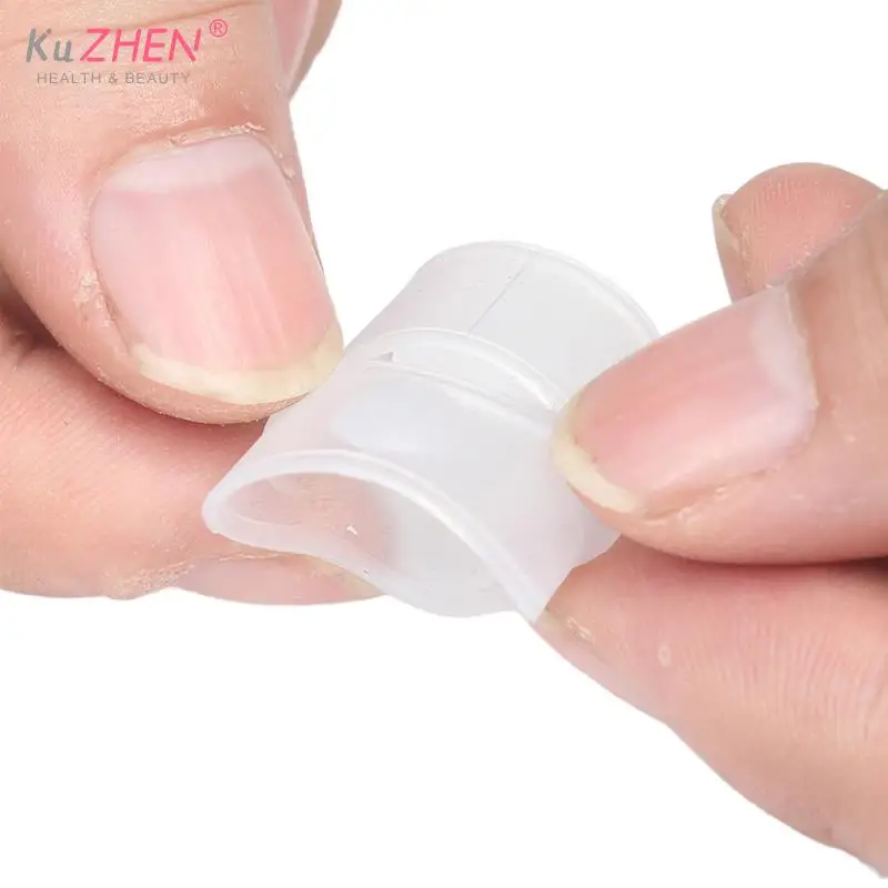 

1Pair Silicone Ingrown Toenail Correction Tool Invisible Ingrown Toe Nail Treatment Elastic Straightening Clip Brace Foot Care
