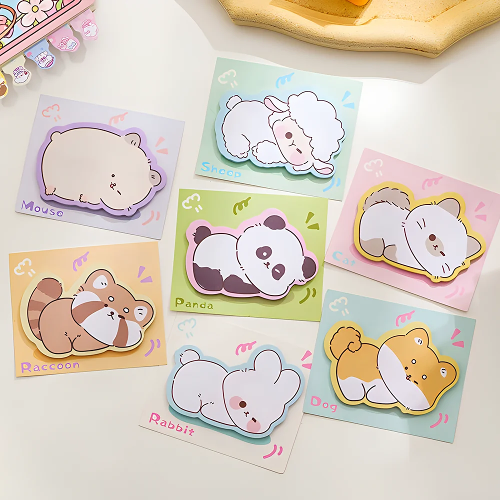 3 компл. винтажный блокнот милый кавайный стикер для заметок почты список желаний