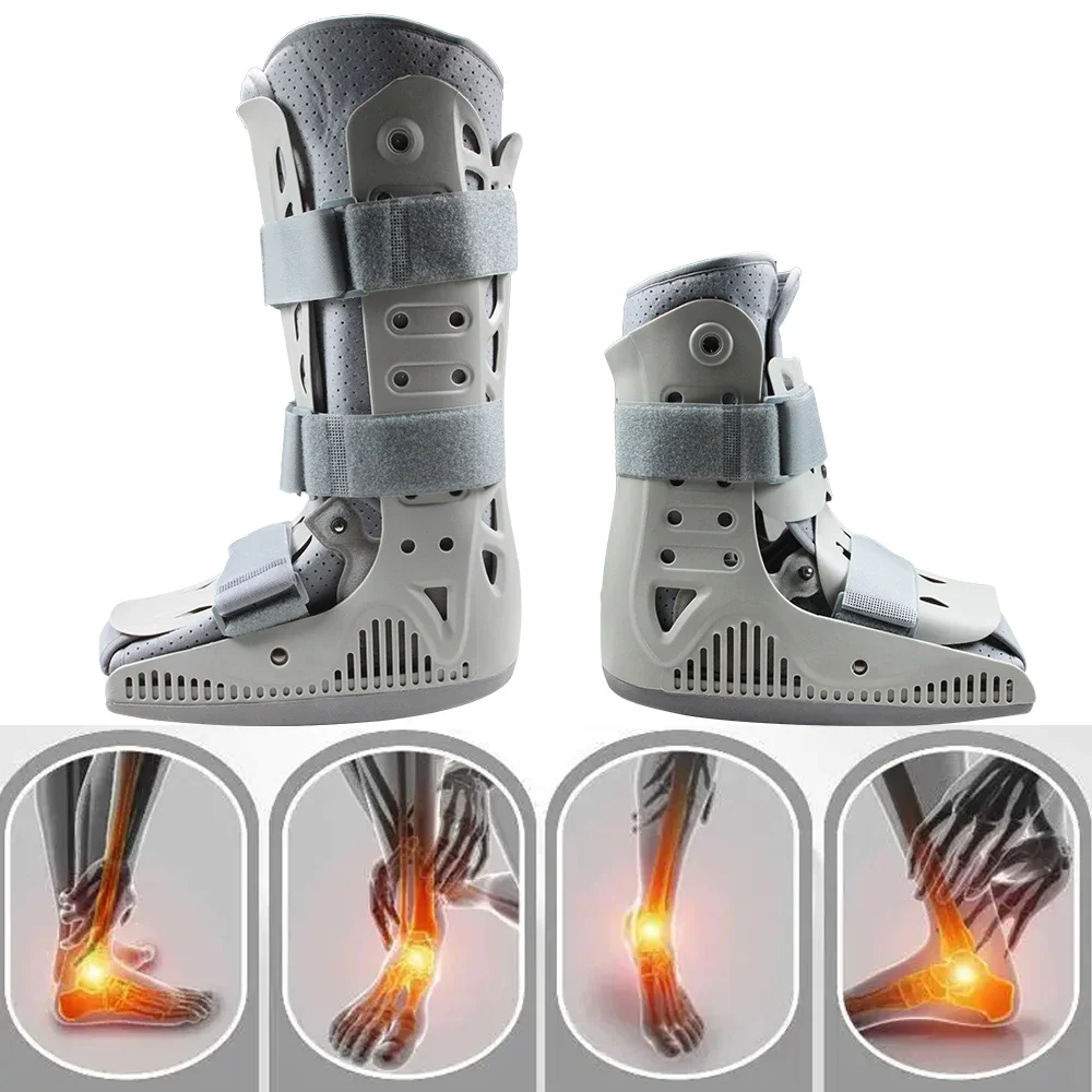 1 шт. Air Walker Boot для сломанной стопы и растяжения лодыжки — регулируемая поддержка лодыжки с компрессионными ремнями, удобная медицинская ва (art.: 3920ceecc0775) - 3920ceecc0775