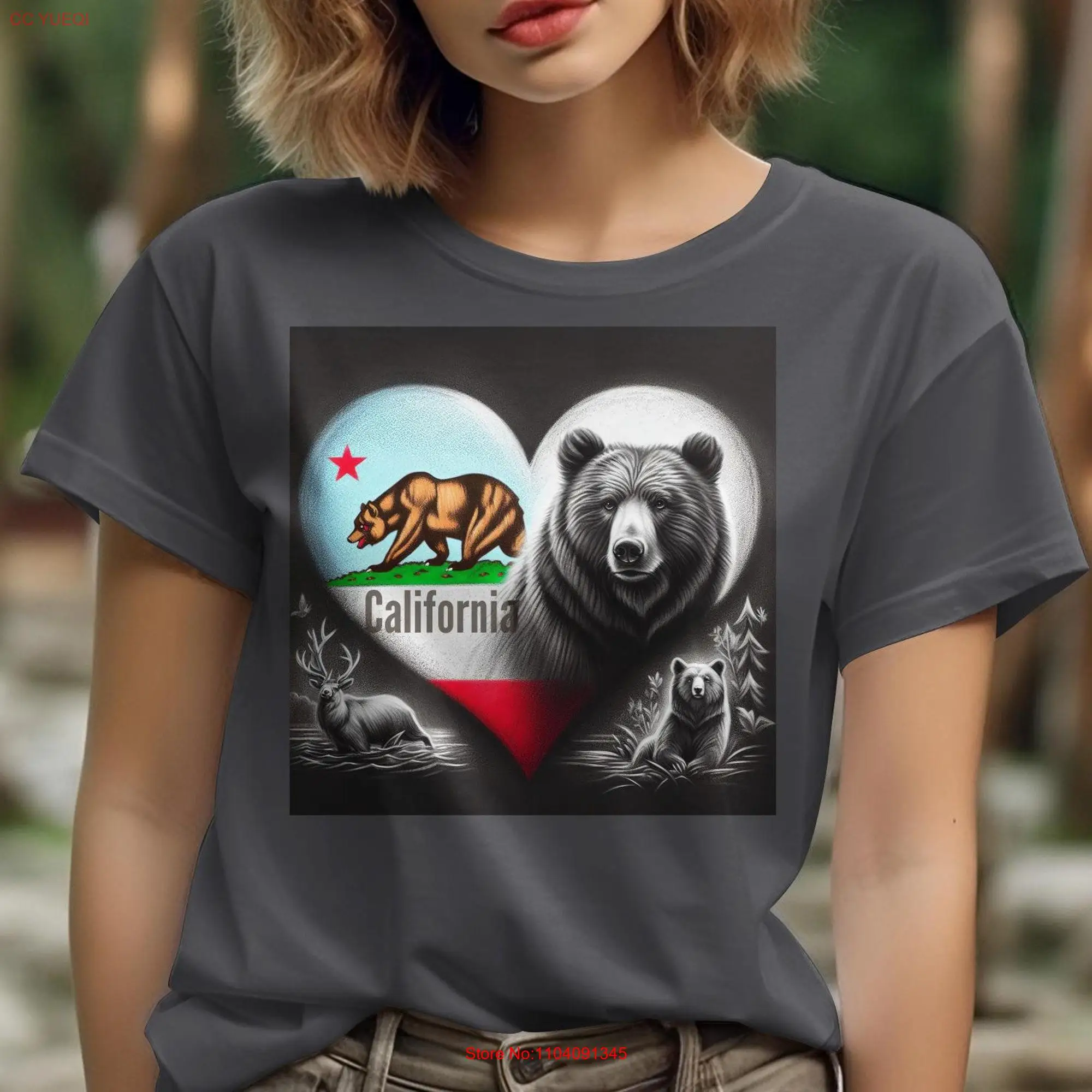 Женская футболка с длинным или коротким рукавом и сердечком