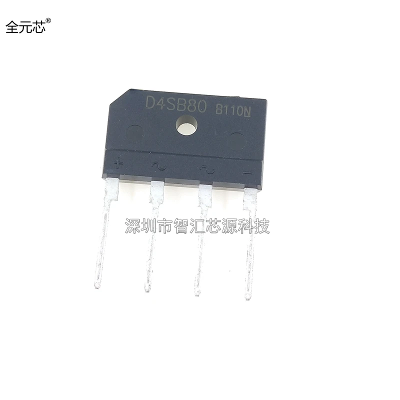 

10 шт./лот D4SB80 однофазный выпрямительный мост 4A 800V ZIP4